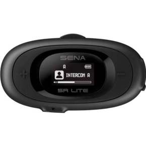Sena 5R-01D 5R Lite Bluetooth 5.1 700m interkom pro motocykly s LCD displejem a univerzálním mikrofonem pro 2 helmy