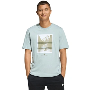 Pánské tričko adidas Outdoor Kayaking Graphic T-shirt Mint KG5409 pánské Pánské tričko adidas Outdoor Kayaking Graphic T-shirt Mint KG5409 pánské