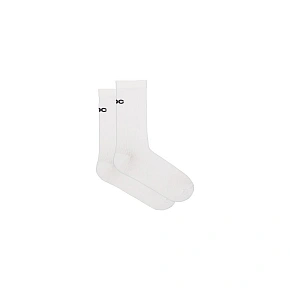 Cyklistické ponožky POC Cadence Road Long Socks, bílé