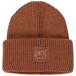 Czapka SUPER.NATURAL Krissini Beanie brązowa Czapka SUPER.NATURAL Krissini Beanie brązowa