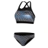 Dámské plavky S47N černo-modré kostičky - Self