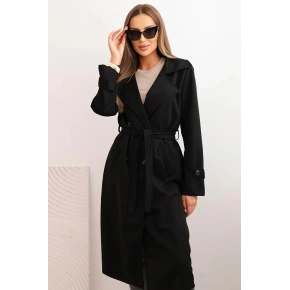Dámský kabát 4595 Černá - K-Fashion