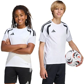 Dětský tréninkový dres adidas Tiro 26 Competition bílo-černý KA7603 Dětský tréninkový dres adidas Tiro 26 Competition bílo-černý KA7603
