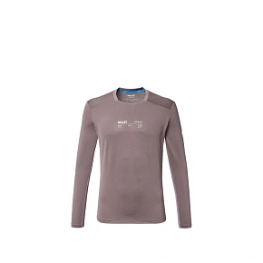 Pánské tričko MILLET Intense Ts Ls M, švestkově fialové