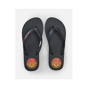 Pánské žabky RIP CURL Icons Of Surf Bloom Open Toe, černé