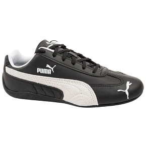 Puma – pánské sportovní boty Speedcat, černé kožené, módní tenisky Puma – pánské sportovní boty Speedcat, černé kožené, módní tenisky