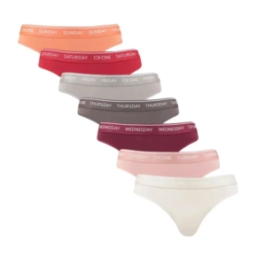 Calvin Klein Tanga 7Pk W 000QF5937E dámské