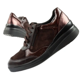 Scholl Emma Laces dámské sportovní kožené hnědé dámské platformy Scholl Emma Laces dámské sportovní kožené hnědé dámské platformy