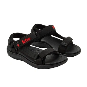 Lee Cooper dámské boty na suchý zip sandály na léto plážové lehké černé dámské