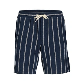 Jack&Jones pánské pruhované šortky JPSTJAIDEN COBA STRIPE JOG SHORTS REG SN SN 12274413 SKY CAPTAIN/STRIPES