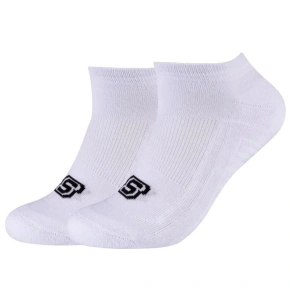 Skechers 2PPK Basic Cushioned Sneaker Socks SK43024-1000 White 39-42