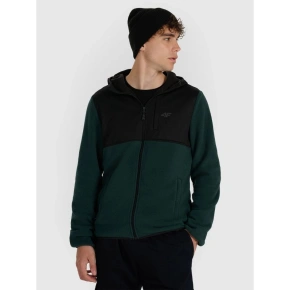 Pánský běžný fleece s kapucí 4F 4FWAW25TFLEM417-40S
