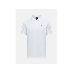 Pánské tričko PEAK PERFORMANCE M Vespar Polo, bílá barva