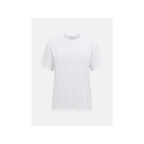 Pánské tričko PEAK PERFORMANCE M Wool-Blend Shortsleeve, bílá barva Pánské tričko PEAK PERFORMANCE M Wool-Blend Shortsleeve, bílá barva