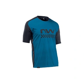 Cyklistické tričko NORTHWAVE Edge Jersey Short Sleeve – modré/černé