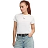 Dámské tričko Puma Ess Centered Cat Logo Tee, bílé, 692916 02