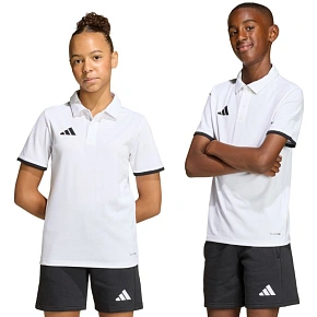 Dětské tričko adidas Entrada 26 Polo bílé JZ6624