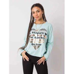 Dámská bavlněná halenka s potiskem 21103 - FPrice