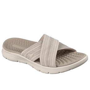 Dámské žabky Skechers GO WALK FLEX SANDAL IMPRESSED 141420 DKTP