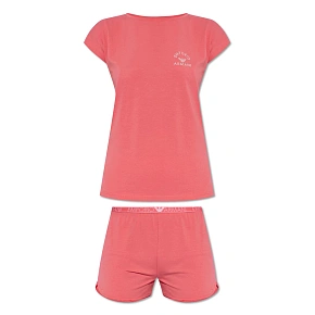 Dámské pyžamo 164794 4R223 05373 korálové - Emporio Armani