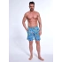 Pánské pyžamové šortky 698/24  Modrá s potiskem - Cornette