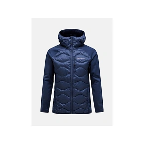 Peak Performance M Helium Down Hybrid Hood bunda tmavě modrá