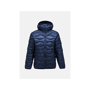 Pánská péřová bunda Peak Performance M Helium Down Hood Jacket, barva tmavě modrá Pánská péřová bunda Peak Performance M Helium Down Hood Jacket, barva tmavě modrá