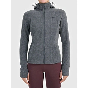 Polar z kapturem rozpinany damski 4F 4FWAW26TFLEF478-24M