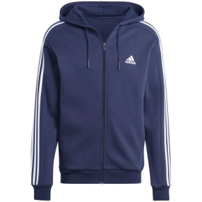 Adidas Essentials Fleece 3-Stripes Full-Zip Jr mikina IJ6478 pánské Adidas Essentials Fleece 3-Stripes Full-Zip Jr mikina IJ6478 pánské