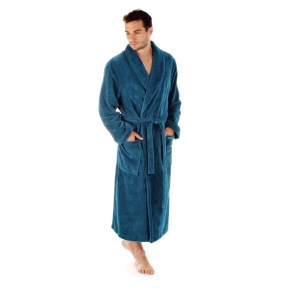 Unisex župan se šálovým límcem TAMPA 2149 6430 petrolejová - Vestis