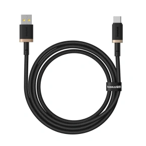 Baseus Dura USB-Type C 60W kabel 1m (černý/zlatý)