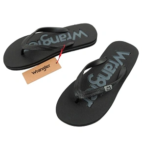 Boty Wrangler pánské Cole Flipflop black žabky Boty Wrangler pánské Cole Flipflop black žabky