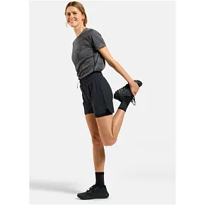 Spodenki damskie Odlo ZEROWEIGHT 3 INCH 2-in-1 short czarne dámské