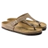 Dámské žabky Birkenstock Gizeh Oiled Leather Tabacco Brown Regular wide (0943811) dámské