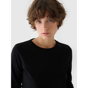 Dámské oversize hladké tričko s dlouhým rukávem 4F 4FWMM00TLONF431-20S Dámské oversize hladké tričko s dlouhým rukávem 4F 4FWMM00TLONF431-20S