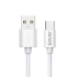 KABEL SAVIO USB-A - USB-C, 3 M, BÍLÝ, CL-168