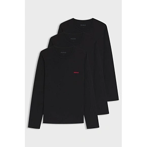 Hugo Bodywear pánská souprava triček LS-SHIRT NERO (50492631-001)
