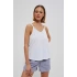 Bavlněný top Ladies Moodo bílý - FPrice