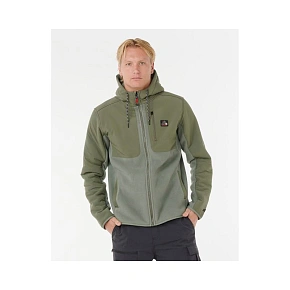 Mikina RIP CURL ANTI SERIES SEARCH, zelená Mikina RIP CURL ANTI SERIES SEARCH, zelená