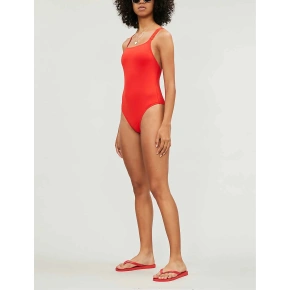 Jednodílné plavky KW0KW00806-XA7 červená - Calvin Klein