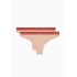 Dámská tanga 2PACK 163333 3F235 03050 nude - Emporio Armani
