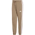 Dámské kalhoty adidas Essentials 3-Stripes French Terry Cuffed, béžové, KF8338, dámské