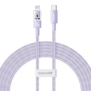 Baseus Gem USB C-IP kabel 20W 2m (fialový)