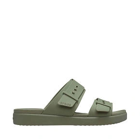 Dámské žabky Crocs Brooklyn Buckle Low green 211215 3BX dámské