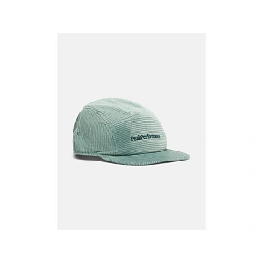 Čepice PEAK PERFORMANCE Cord Cap, zelená barva Čepice PEAK PERFORMANCE Cord Cap, zelená barva