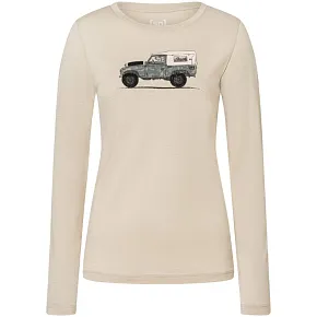 Longsleeve damski SUPER.NATURAL W DOG EXCURSION LS beżowy Longsleeve damski SUPER.NATURAL W DOG EXCURSION LS beżowy