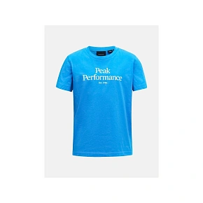 Tričko PEAK PERFORMANCE Original T-Shirt Junior, modré Tričko PEAK PERFORMANCE Original T-Shirt Junior, modré