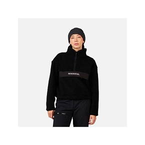 Dámská mikina ROSSIGNOL W ALLTRACK HZ FLEECE, černá