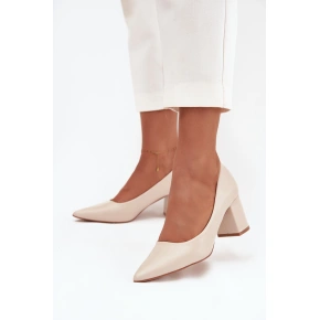 Lodičky na platformě LL-380P Ryvessa béžové - Seastar