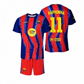 FC Barcelona Raphinha set dres šortky junior box 2025/26 BC59ER dětské FC Barcelona Raphinha set dres šortky junior box 2025/26 BC59ER dětské